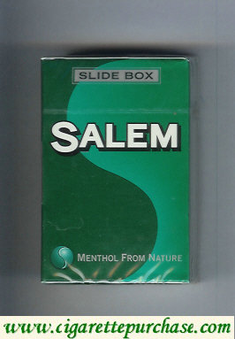 Salem with S cigarettes hard box